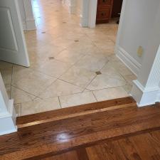 Hardwood floor refinish true black stained upper saddle river nj before 9
